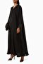 Romantic Lace Embroidered Abaya with Stylish Design Ideal Choice for Special Occasions - 2