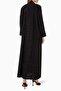 Jacquard Abaya with Pearls Modern Touches with a Graceful Finish Ideal Choice for Special Occasions - 3