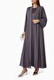 Capture Elegance with Our Comfortable Abaya Set - Perfect for Any Setting with Its Graceful Structure and Fine Beading - 2