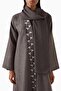 Elevate Your Casual and Chic Style with Breathable 3D Yarn Embroidered Abaya - 5