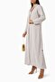 Elevate Your Everyday Elegance with This Stylish Stitched Abaya Featuring a Simple Design and A-Line Silhouette - 2