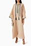 Comfortable and Practical Elegance with a Stylish Embroidered Abaya and Dress Set for Modern Women - 2