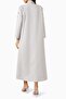 Fashionable Beaded Abaya with Functional and Stylish Drape Structure - 3