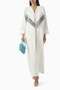 Elegant Embellished Fringed Abaya and Sheila Set - 2