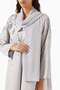 Fashionable Beaded Abaya with Functional and Stylish Drape Structure - 4