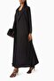 Stylish Two Button Abaya Outerwear with Long Sleeves and Shawl Ideal for Comfortable Wear - 2