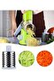 Manual Mandoline Slicer Vegetable Fruit Cutter Cheese Shredder Rotary Drum Grater Nuts Grinde - 4
