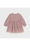 Baby Girl Long Sleeve Embossed Tulle Dress L26K2907