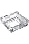 Crystal Clear Glass Square Shape Ashtray (4x4in) - 2
