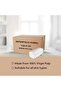 Premium Interfold Tissue Paper [150 Sheets x 10] Packs with Acrylic Transparent Tissue Box - 4