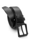 Yeni Black Buckle Large Size Men's 100 % Genuine Leather Fabric Belt Comes with 4 Year Warranty - 4