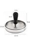 Best Burger Press — Aluminum Hamburger Patty Maker for Stuffed Burgers—Quality BBQ G - 4