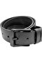 Yeni Black Buckle Large Size Men's 100 % Genuine Leather Fabric Belt Comes with 4 Year Warranty - 3