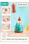 4 in 1 Silicone Baby Bottle Cleaning Brush Set with Stand, 360° Rotating Water Bottles Cleaner, Cup