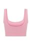 Luna Seamless Padded Supported Seamless Sports Bra - Pink - 2