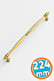 Furniture Kitchen Cabinet Drawer Wardrobe Handle Handles Handle Metal 224 mm Gold