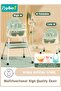 Baby High Chair, Foldable Baby Dining High Chairs With 4 Wheels, Dining Booster Seat With Removable