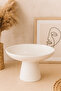 Natural Wooden Cake Stand with Foot - Minimalist Presentation Stand - 2
