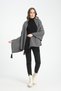 Stylish Plain Stitched Tassel Knitwear Shoulder Shawl, Stylish and Comfortable Poncho Model, Women's Shoulder Shawl - 5