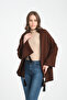 Stylish Plain Stitched Tassel Knitwear Shoulder Shawl, Stylish and Comfortable Poncho Model, Women's Shoulder Shawl - 6