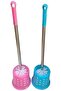 Plastic Toilet Brush with Holder | Toilet Bowl Cleaner Durable Bristles, Compact Design fo - 4
