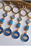 Gift Evil Eye Beaded Blue Keychain 10.5 cm - 6