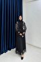 Taşlı Abaya Takım