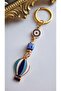 Luxury Gift Statue of Liberty Balloon Keychain - Navy Blue 10.5 cm - 2