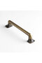 Furniture Kitchen Drawer Cabinet Cupboard Handle Knob Handles 128 mm Antique Antique Yellow Metal - 6