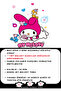 My Melody White Matte Opaque Pantyhose - 5