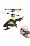 Remote-Controlled Clock-Type Predator Helicopter, Black–Lime Green, LED, IR Sensor - 4