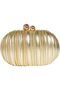 Luxurious Golden Oval Evening Clutch - 2