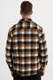 Relax Fit Comfortable Cut Double Pocket Flap Winter Lumberjack Checkered Men's Shirt - 7