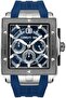 Odissea Chronograph Watch for Men - Blue Strap, Stainless Steel