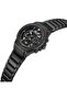 43mm Chronograph Men's Watch with Black Dial & Black Stainless Steel Bracelet - 3