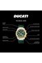 DT006 Chronograph Watch - 43.5MM Multi-Layered Dial, Green Leather Strap - 4