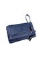 Men's Navy Blue Multi-Compartment Wristband Belted Hand Strap Portfolio Bag Handbag - 5