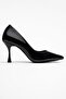 Anesilay Women's Stiletto Black Patent Leather - 3