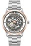44.5mm Automatic Men's Watch with Gunmetal Dial & Stainless Steel Bracelet