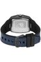 DT002 Men's Watch with 40mm Rectangular Deep Grey Case, Blue Semi-Transparent Dial, 3 Hands & - 3