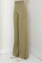 Fatella Women's Comfortable Fit Wide-Leg Knit Pants with Elastic Waistband - 2