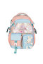 Tansu Waterproof Large Capacity Elementary School Backpack - Pink Green
