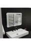 Rectangular LED Mirror, 80x60cm, Stile MotionGlow Marcello, Defog System, Clock &...