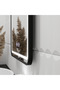 Rectangular LED Mirror 100x65cm EDGE Touch Defog System, Black Frame - 2