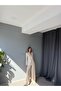 Dark Beige Linen Jacket and Pants Set - 4