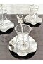 Alya Silver Tea Set 18 Pieces Japanese Rose Tea Spoon and Full Silver with Details - 4
