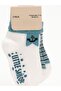 Baby Boy Cotton Patterned 2-Piece Sock Set - 6