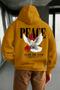 Peace Printed Unisex Hooded Sweatshirt