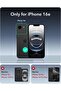 for iPhone 16e Case, Compatible with MagSafe, Shockproof Military-Grade Protection, Magnetic Pho - 3