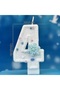 Snowflake Number 4 Birthday Candles